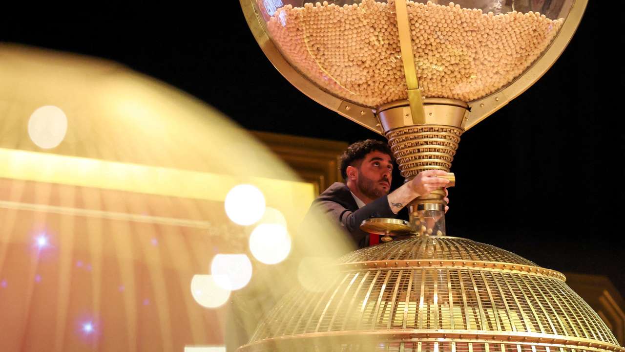Spain's Christmas lottery "El Gordo" (The Fat One), in Madrid