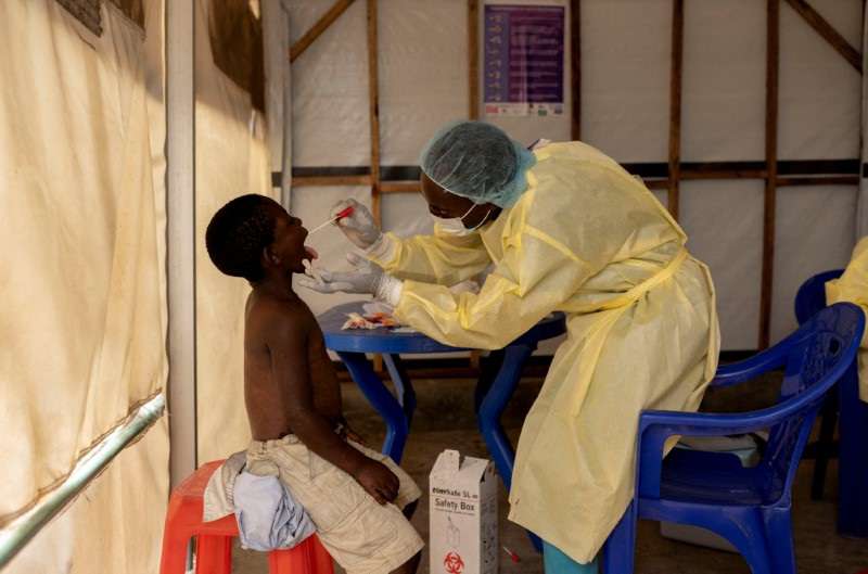 FILE PHOTO: Children at risk as mpox variant hits Congo displacement camps
