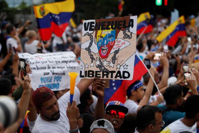Venezuela's opposition presidential candidate Edmundo Gonzalez and opposition leader Maria Corina Machado campaign in Caracas