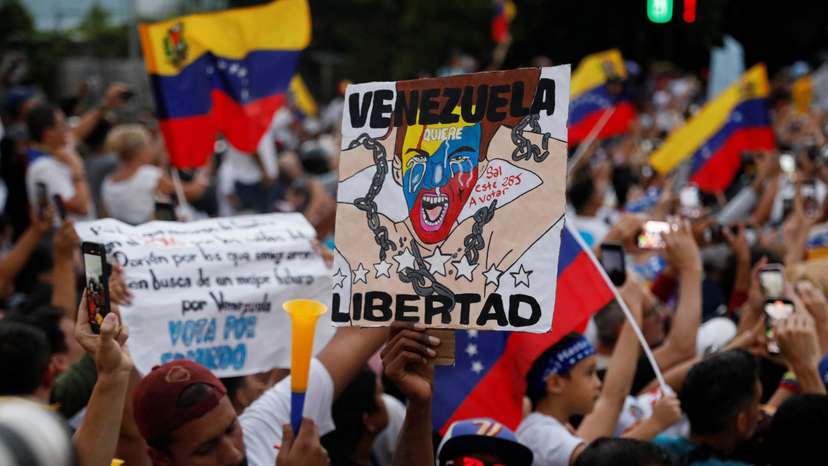 Venezuela's opposition presidential candidate Edmundo Gonzalez and opposition leader Maria Corina Machado campaign in Caracas