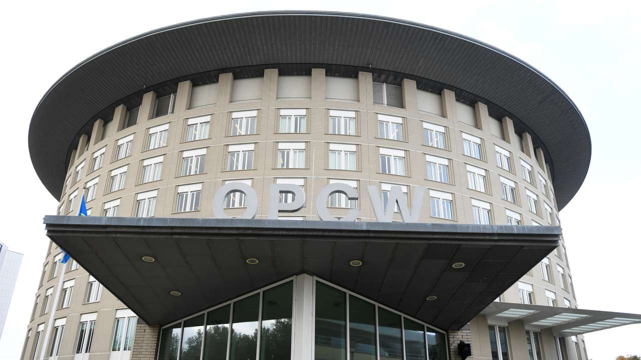 FILE PHOTO: The building of the Organization for the Prohibition of Chemical Weapons (OPCW) is pictured in The Hague