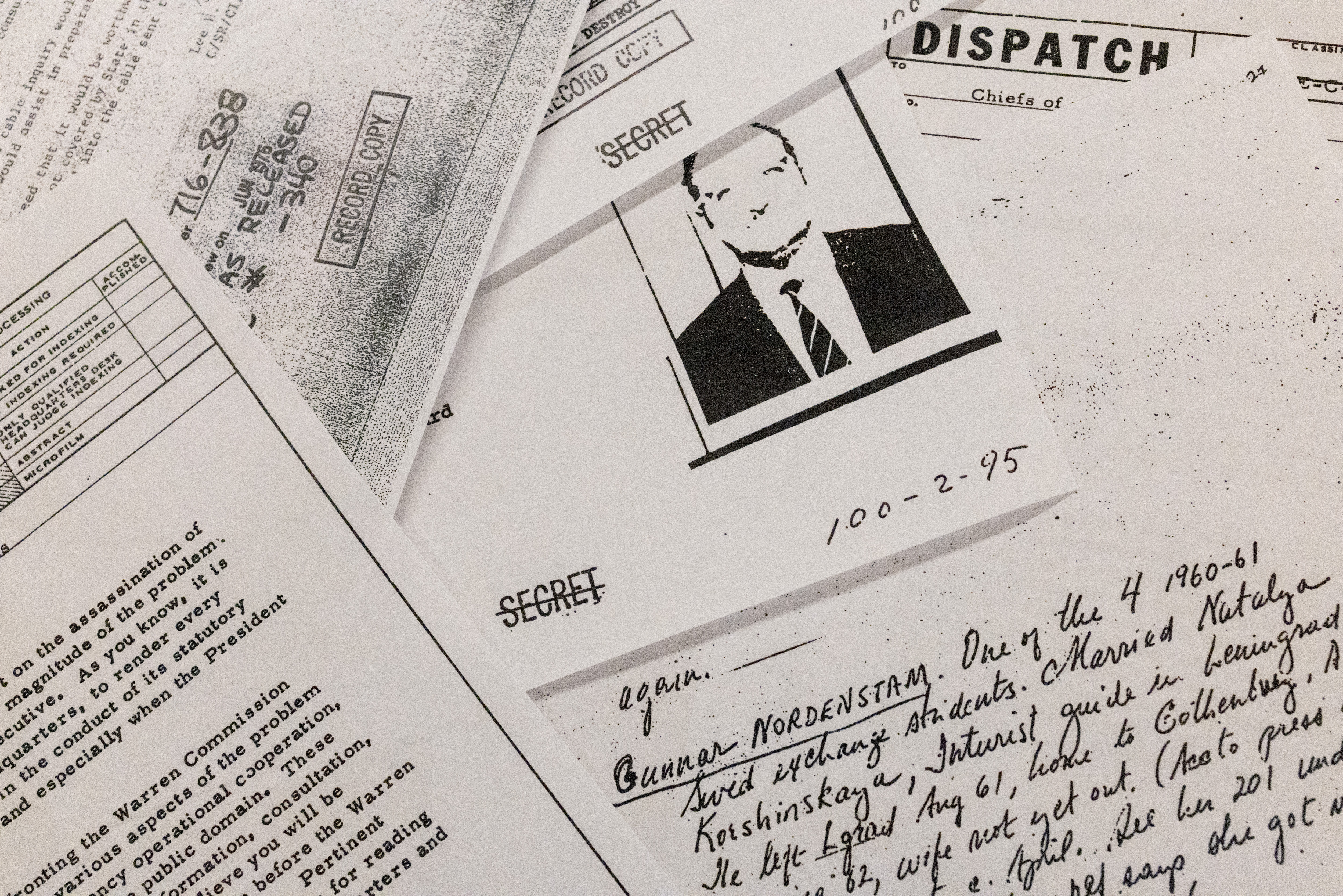FILE PHOTO: Documents related to the 1963 assassination of President John F. Kennedy released following an order from U.S. President Donald Trump, in Washington D.C.