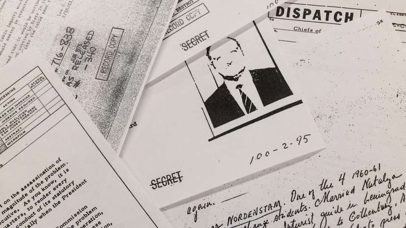 FILE PHOTO: Documents related to the 1963 assassination of President John F. Kennedy released following an order from U.S. President Donald Trump, in Washington D.C.