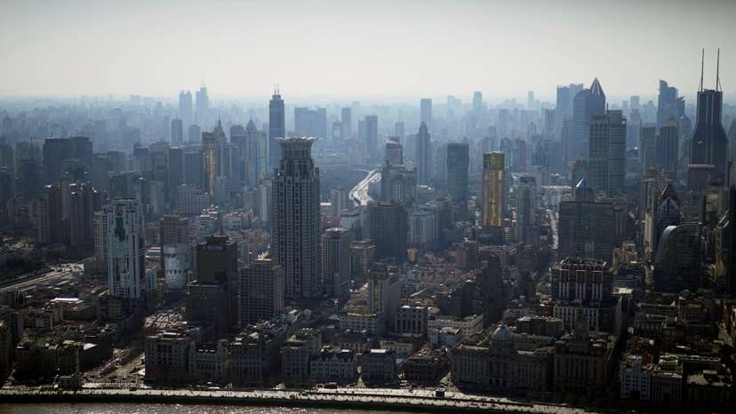 FILE PHOTO: A view of the city skyline and Huangpu river in Shanghai, China