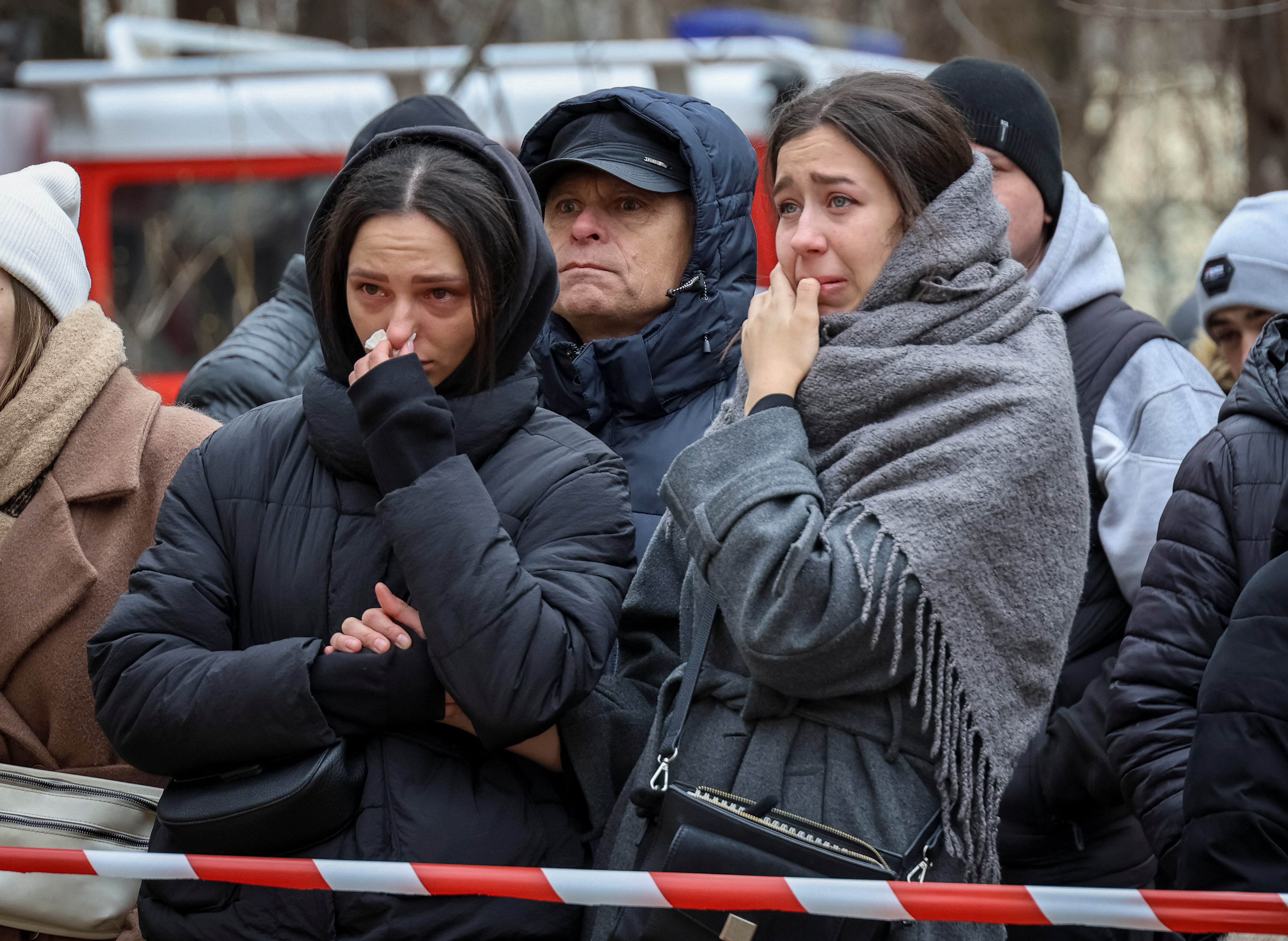 Aftermath of a Russian drone attack in Odesa