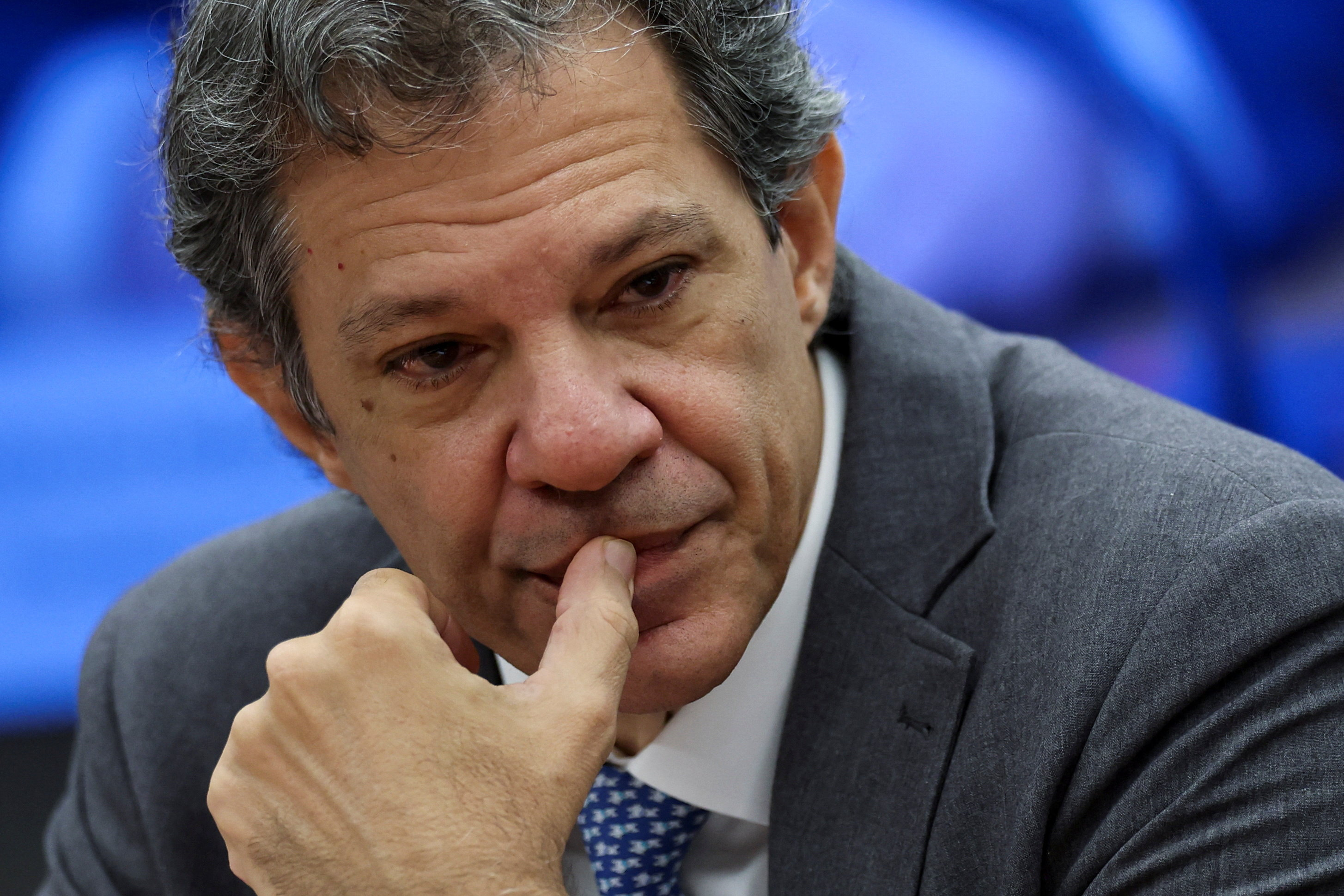 Brazil's Finance Minister Fernando Haddad attends a meeting of the Committee on Agriculture, Livestock, Supply and Rural Development of the Chamber of Deputies, in Brasilia