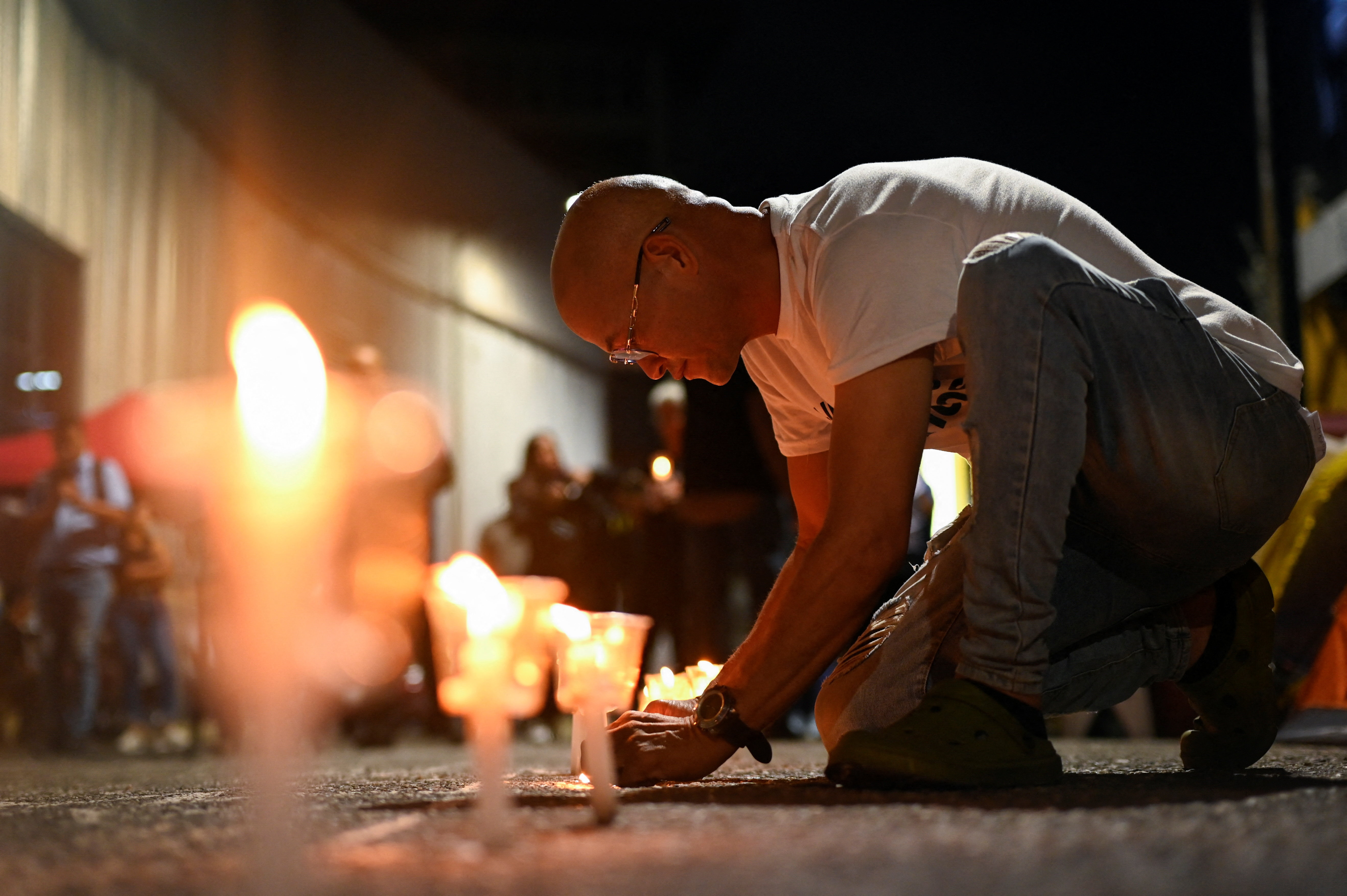 Protest calling the release of political prisoners in Caracas