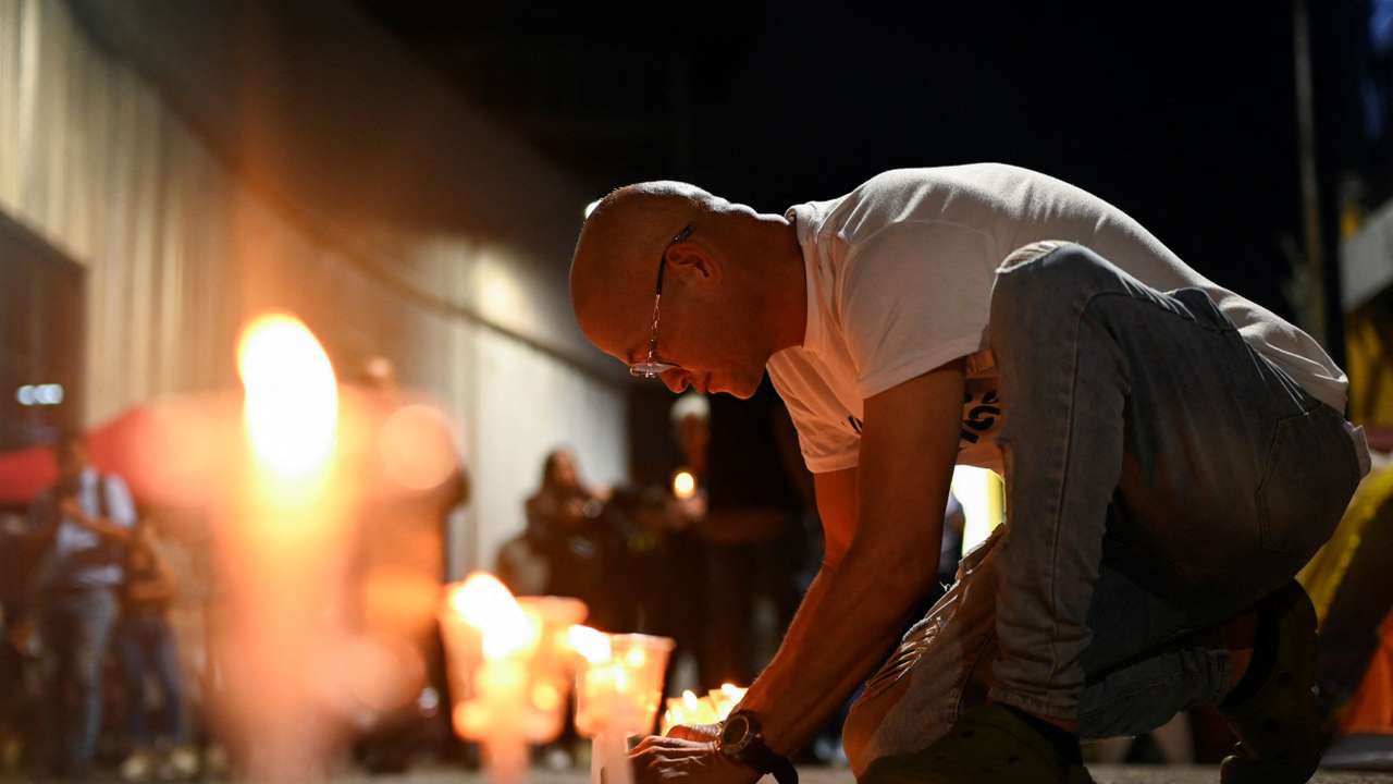 Protest calling the release of political prisoners in Caracas