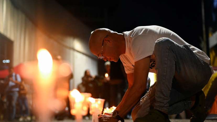 Protest calling the release of political prisoners in Caracas