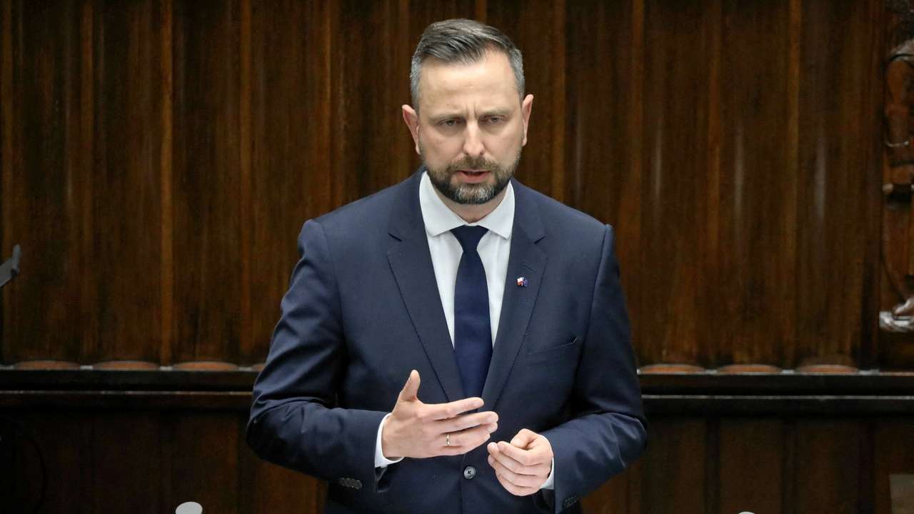 Polish Minister of Defence Kosiniak-Kamysz speaks at Parliament in Warsaw