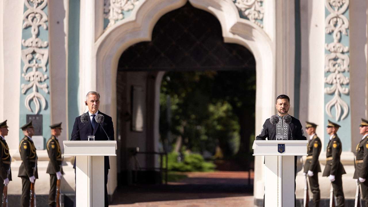 Canada's PM Carney visits Kyiv
