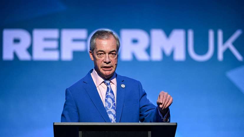 FILE PHOTO: Britain's Reform UK announces members of the party's shadow cabinet, in London