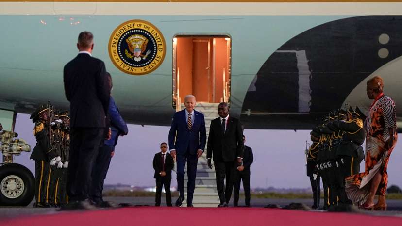 U.S. President Joe Biden visits Angola