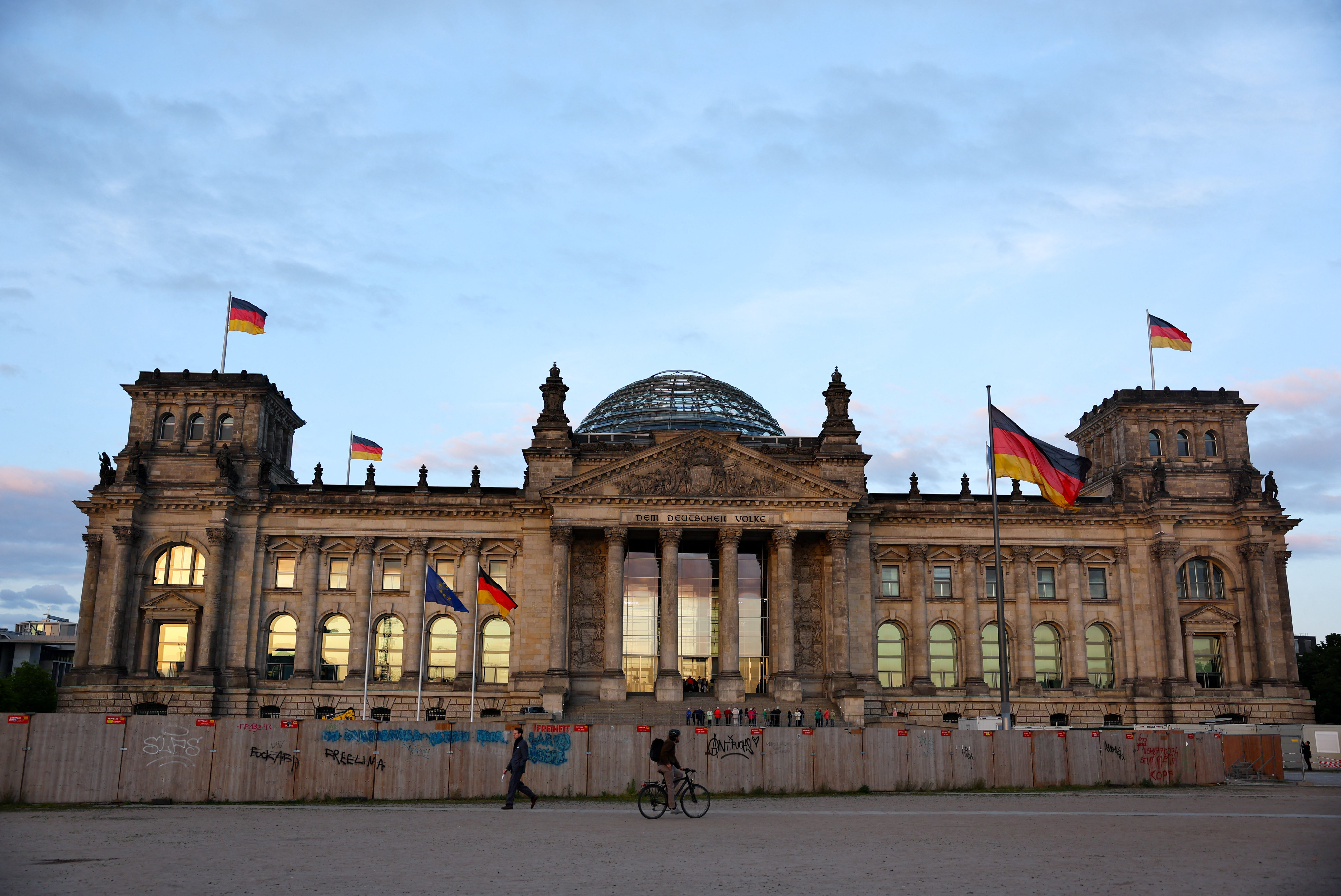 Election of a new German Chancellor, in Berlin
