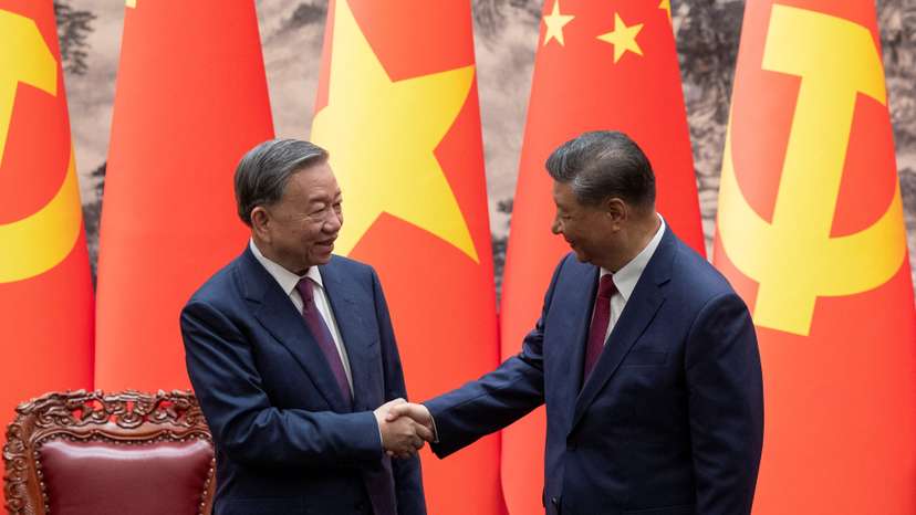 Vietnam's President To Lam visits Beijing