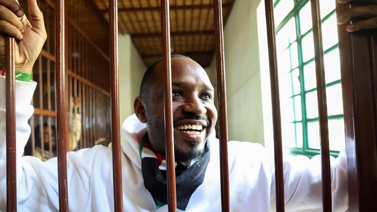Kenya rights activist charged with unlawful possession of ammunition, at the Kahawa Law Courts