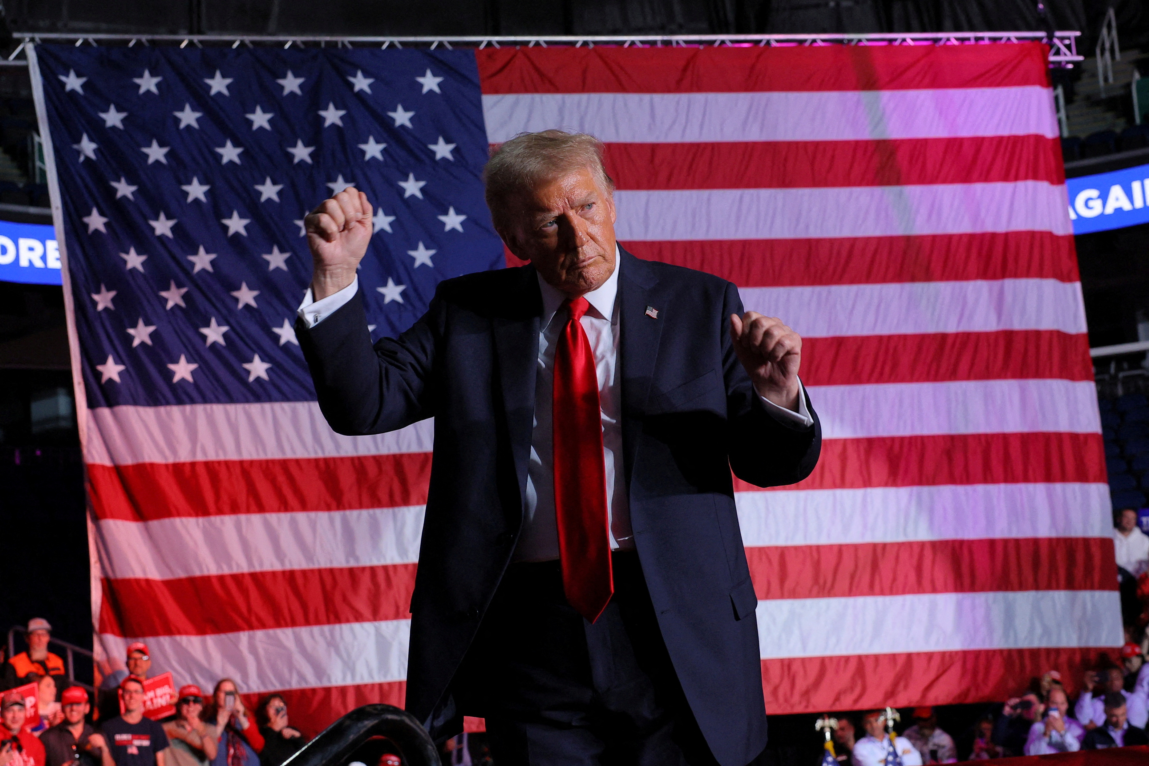 Republican presidential nominee Trump campaigns in North Carolina