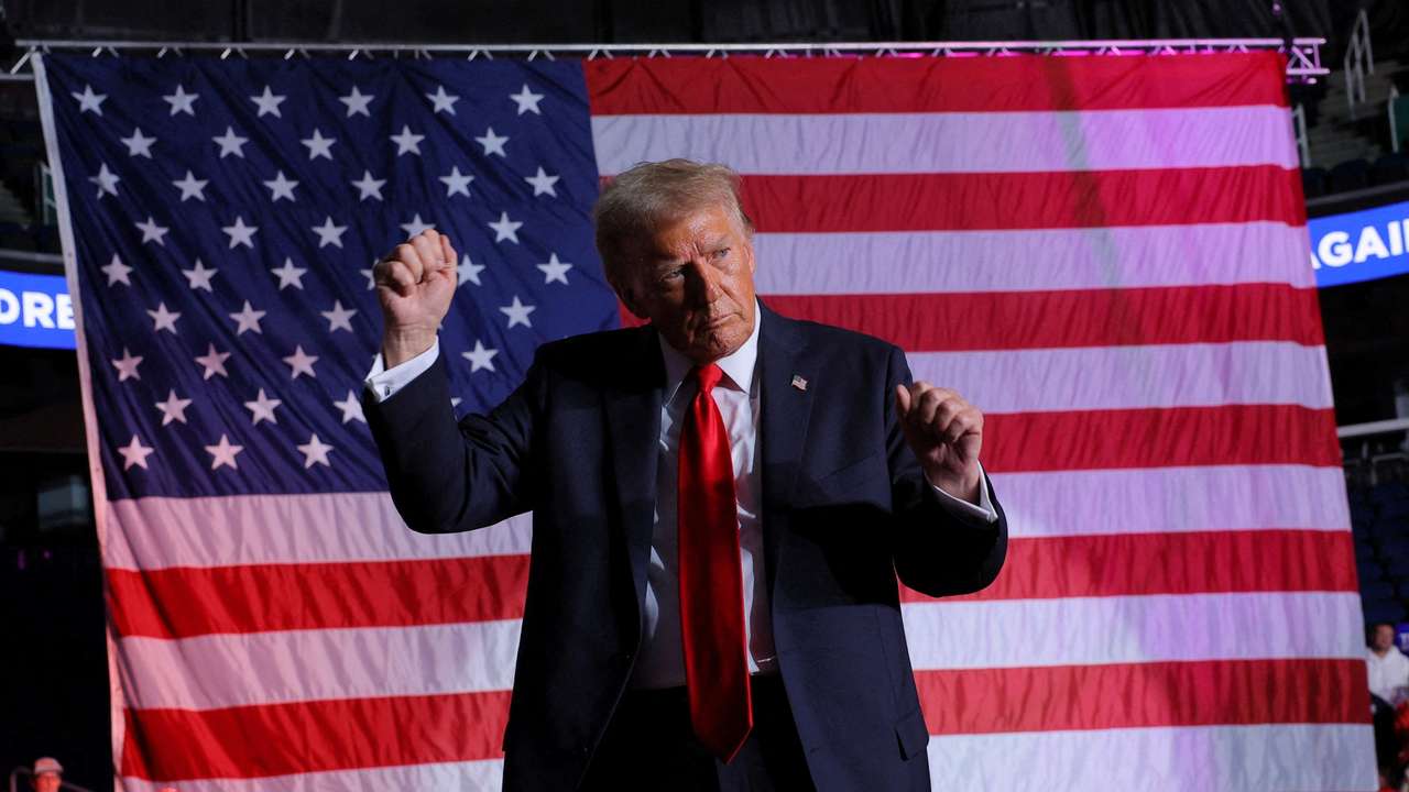 Republican presidential nominee Trump campaigns in North Carolina