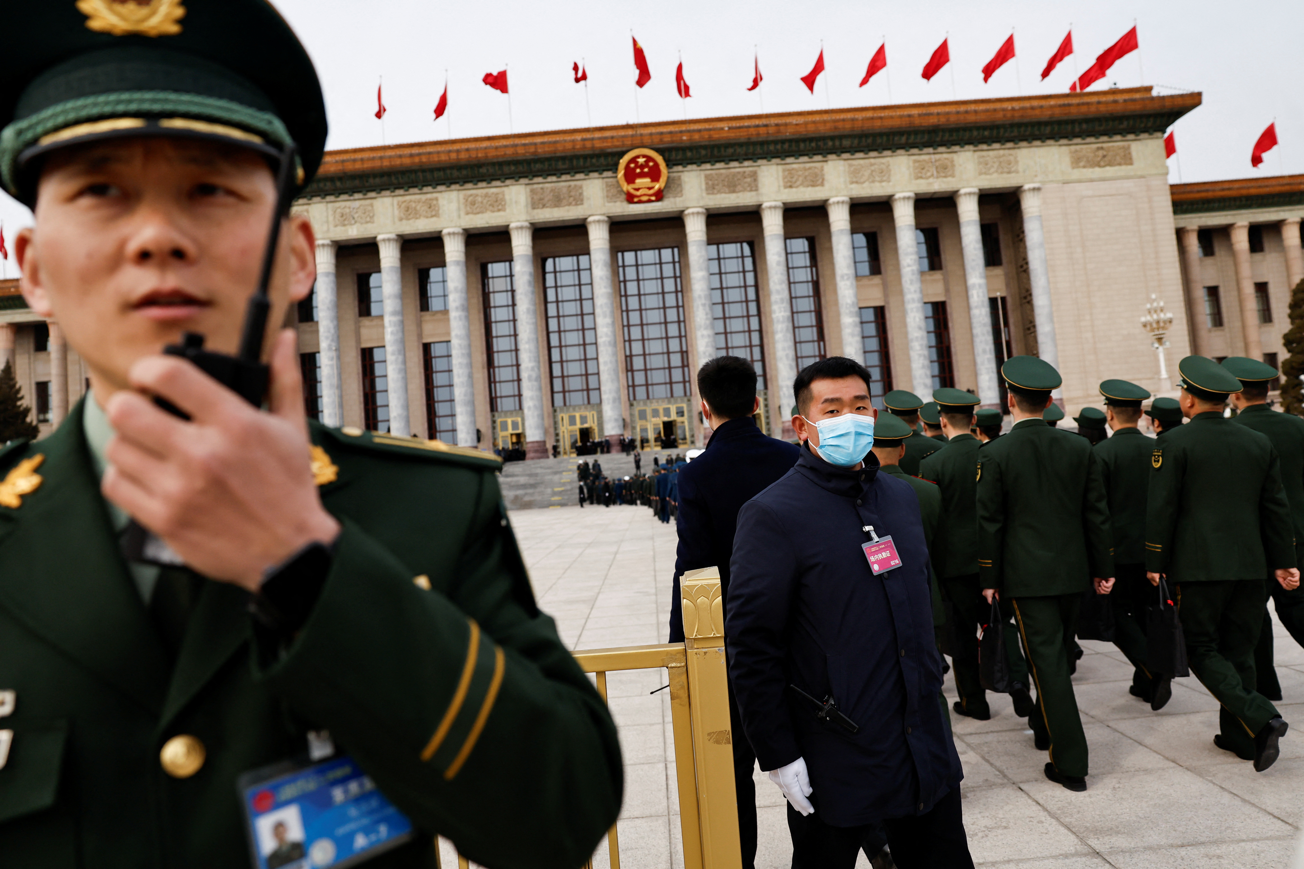 Opening session of the Chinese People's Political Consultative Conference (CPPCC) at the Great Hall of the People in Beijing