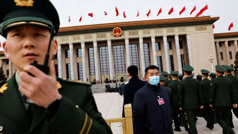 Opening session of the Chinese People's Political Consultative Conference (CPPCC) at the Great Hall of the People in Beijing