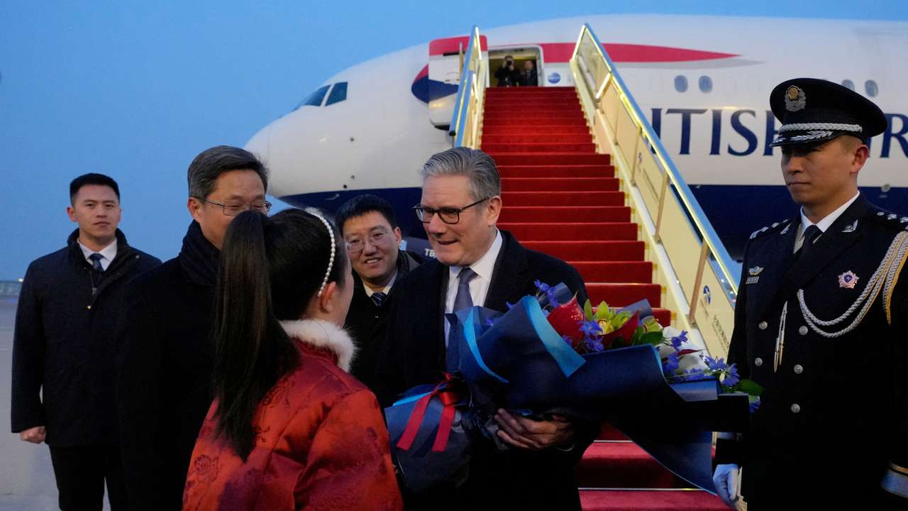 Britain's PM Starmer visits China