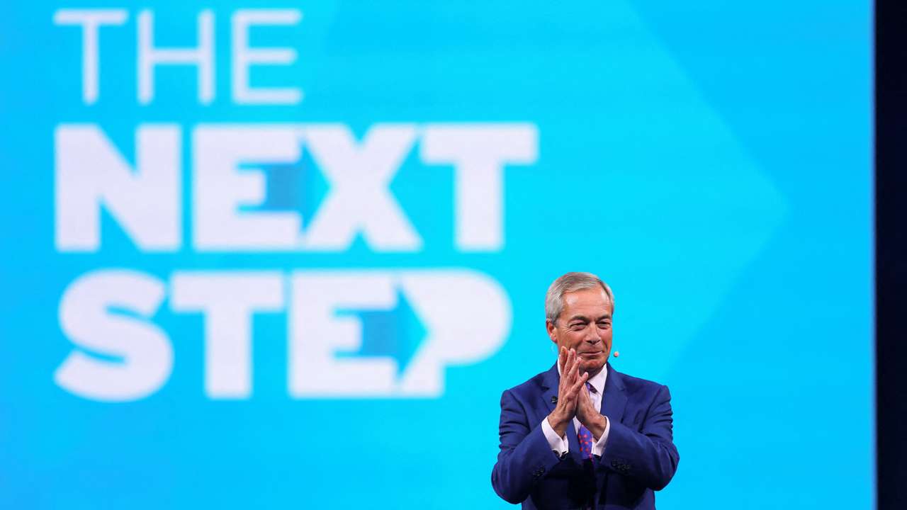FILE PHOTO: Reform UK party conference, in Birmingham