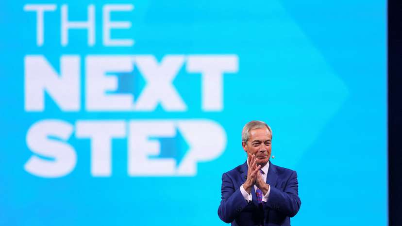 FILE PHOTO: Reform UK party conference, in Birmingham
