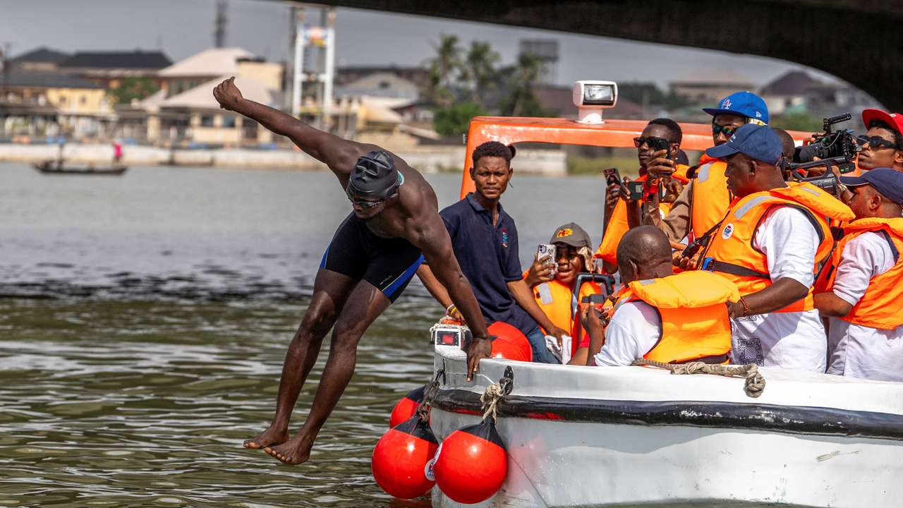 Nigeria swimmer takes on challenge to raise mental health awareness
