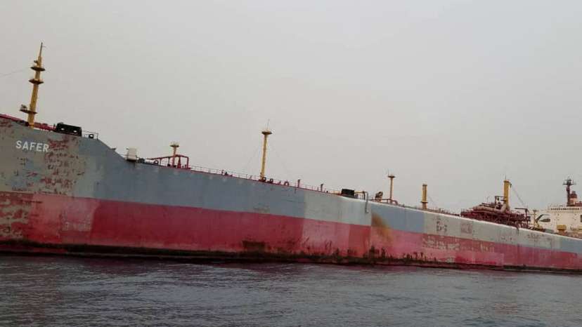 FILE PHOTO: Decaying vessel FSO Safer is moored off Yemen's coast