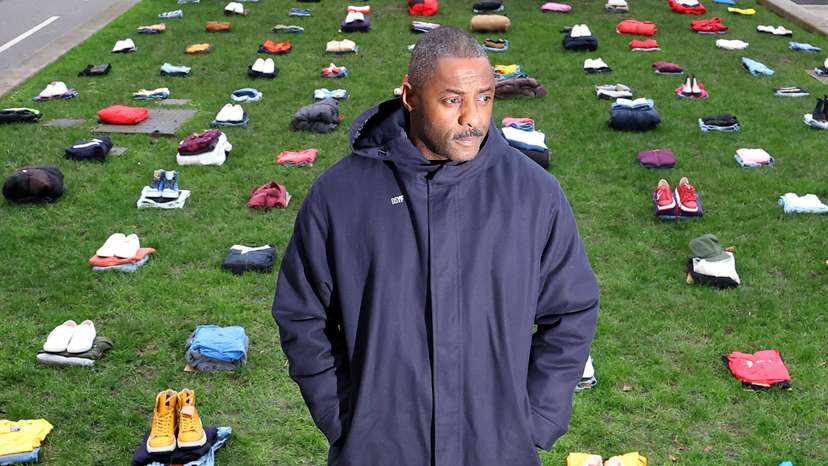 British actor Elba highlights anti-knife crime campaign in London