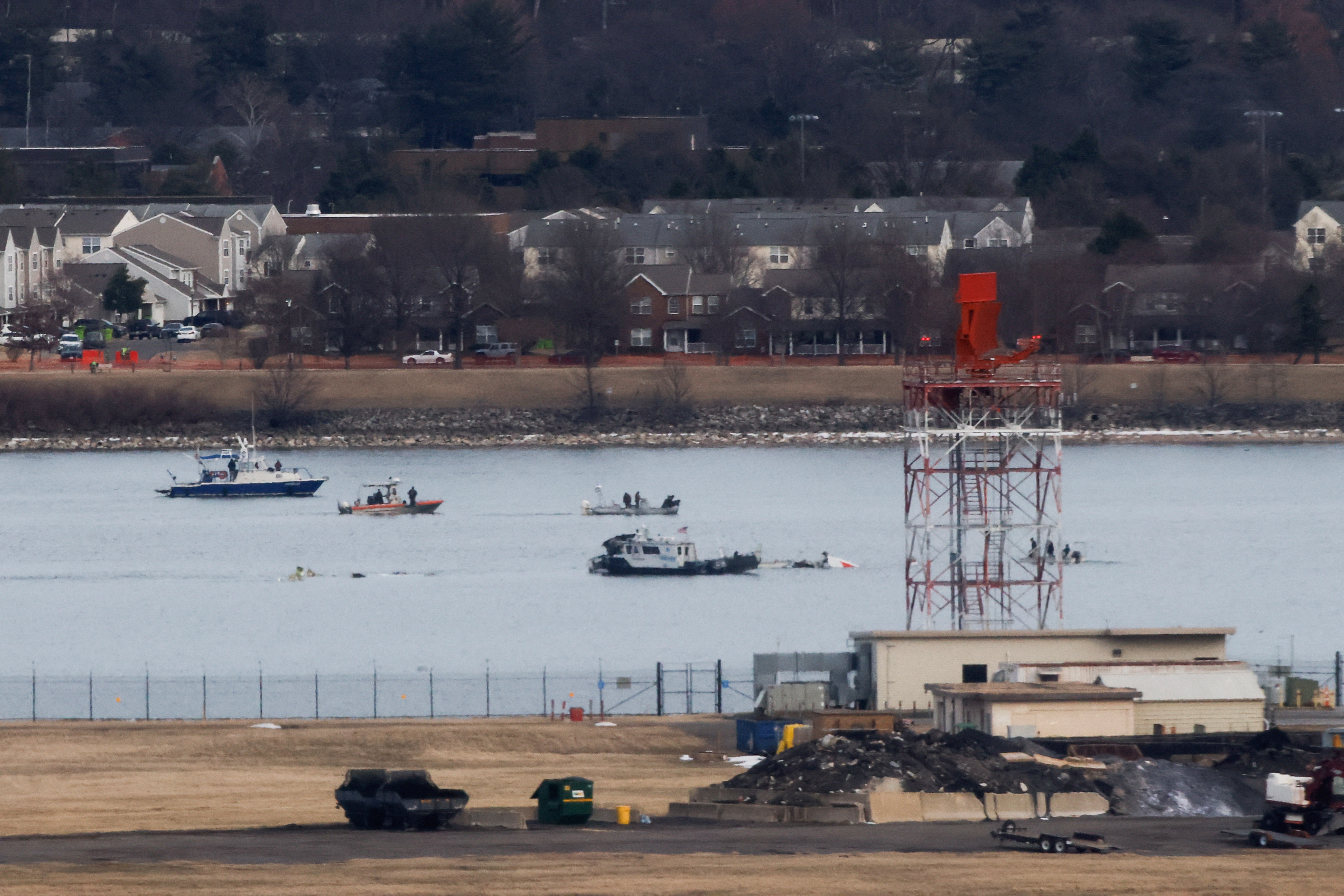American Eagle flight 5342 crashes in the Potomac River near Ronald Reagan Washington National Airport