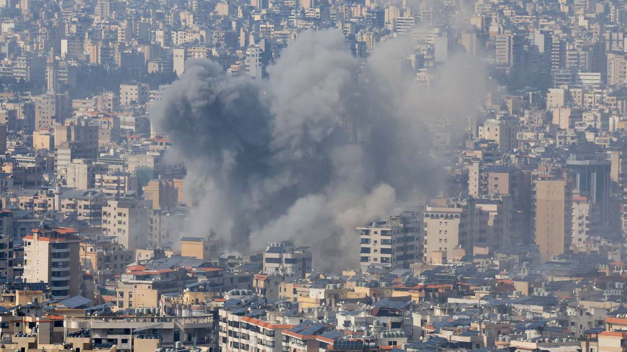 Escalation between Hezbollah and Israel, amid the U.S.-Israeli conflict with Iran, in Beirut