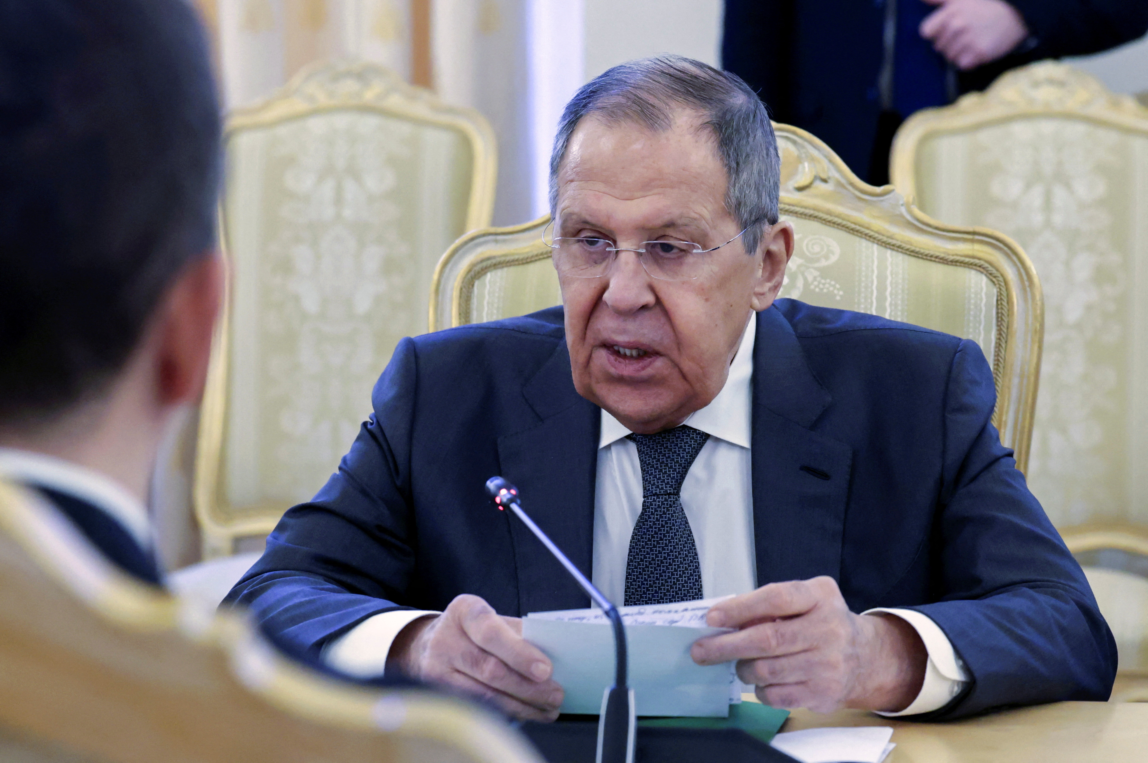 Russian Foreign Minister Lavrov hosts Serbian counterpart Djuric in Moscow