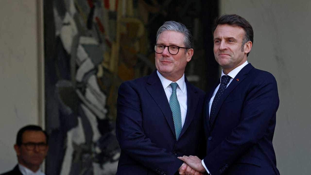 French President Macron hosts a meeting of European leaders on Ukraine in Paris