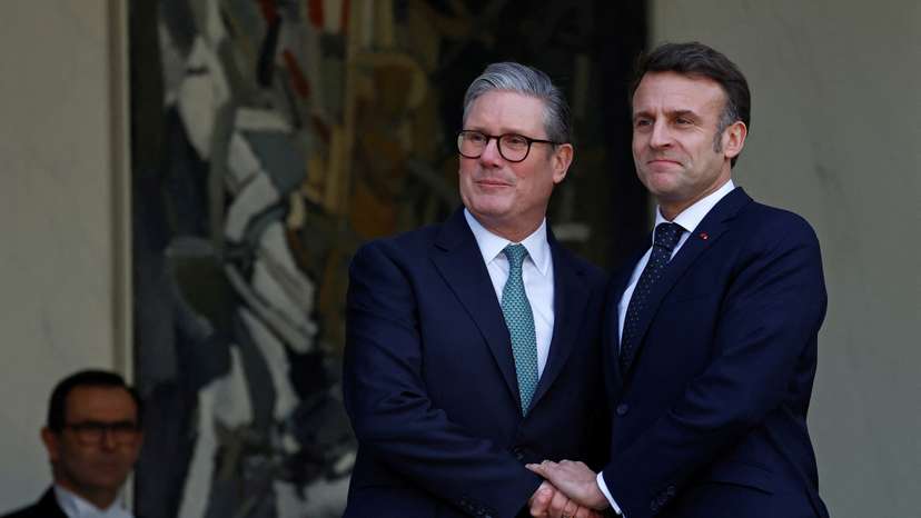 French President Macron hosts a meeting of European leaders on Ukraine in Paris