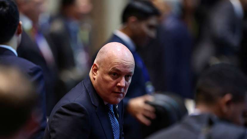 FILE PHOTO: New Zealand PM prepares to speak to world leaders on buttressing free trade