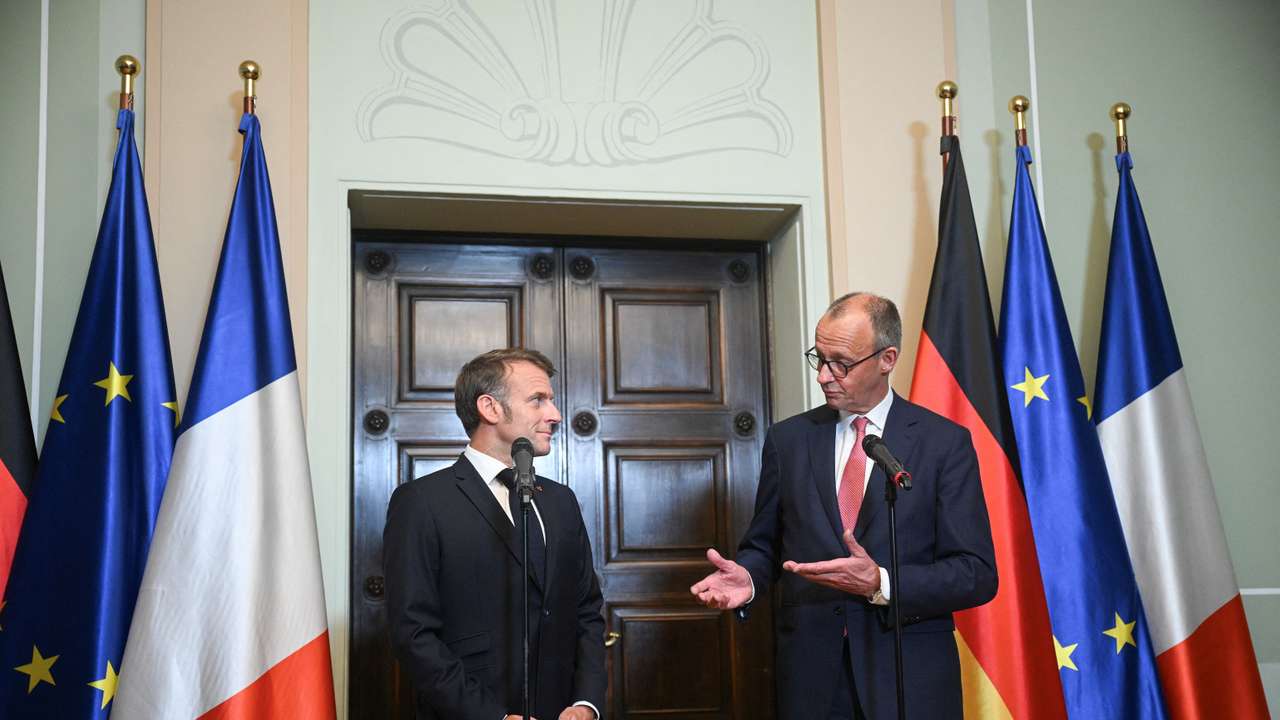 French President Macron visits Germany