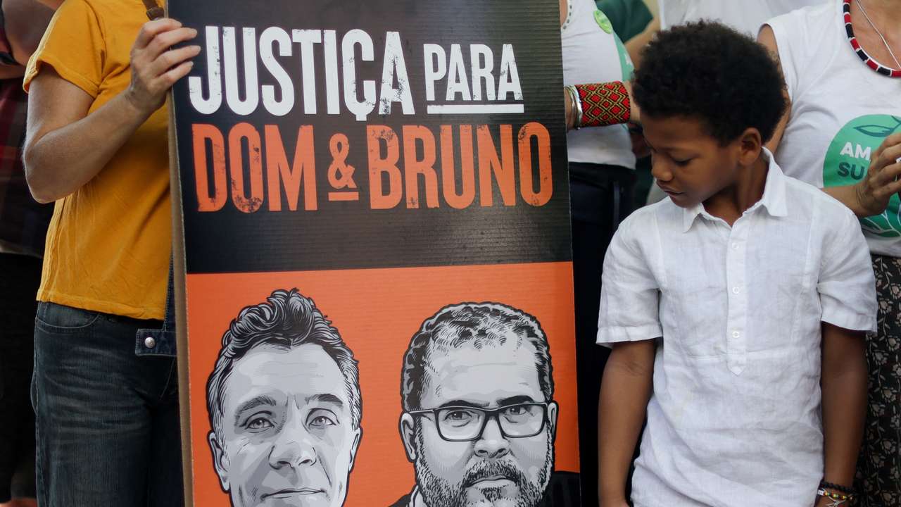 One year anniversary of the death of Dom Phillips and Bruno Pereira, in Rio de Janeiro