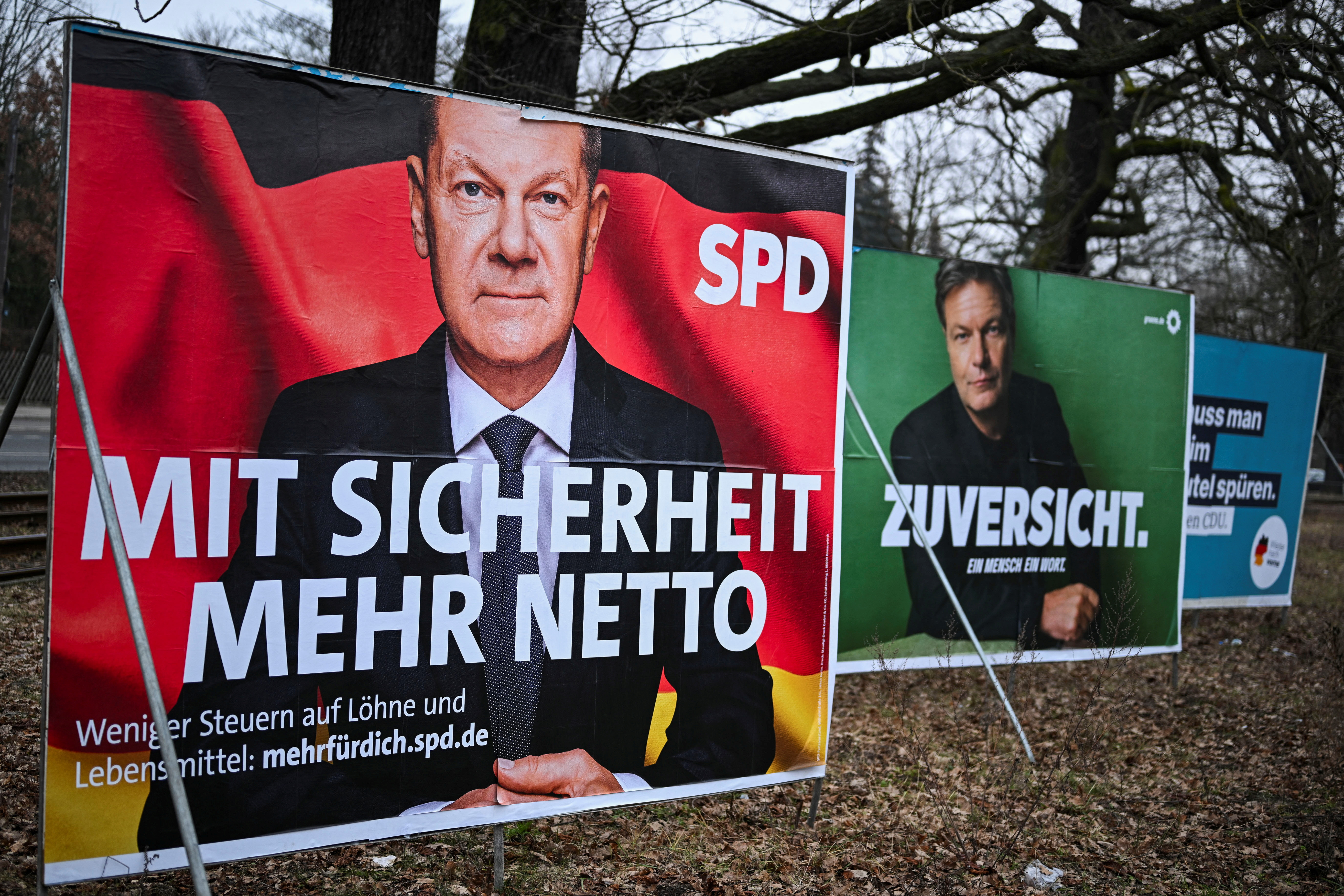 Election campaign posters in Berlin