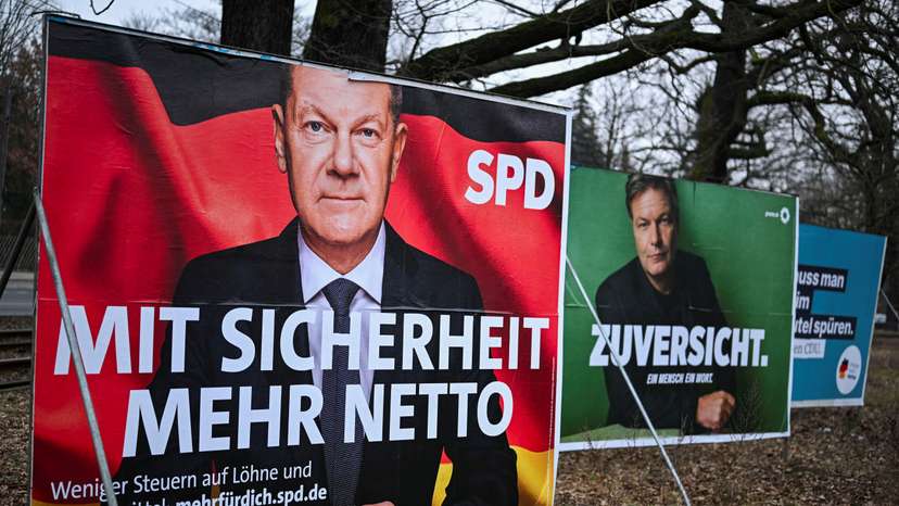 Election campaign posters in Berlin