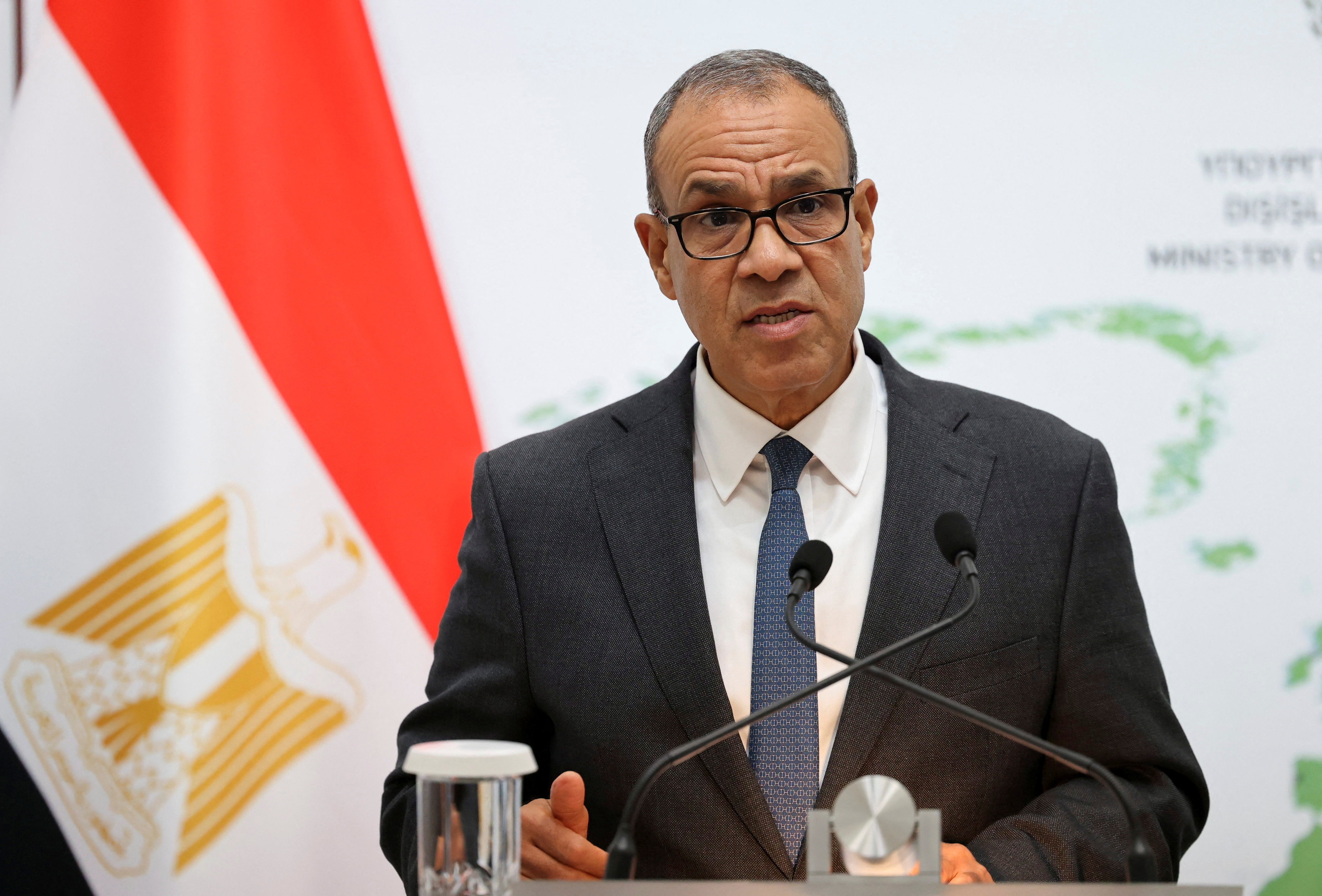 FILE PHOTO: Egyptian Foreign Minister Badr Abdelatty visits Cyprus