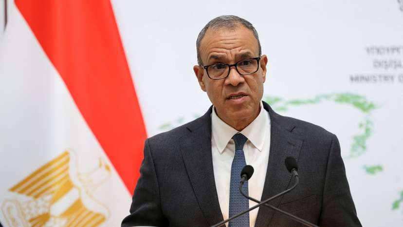 FILE PHOTO: Egyptian Foreign Minister Badr Abdelatty visits Cyprus