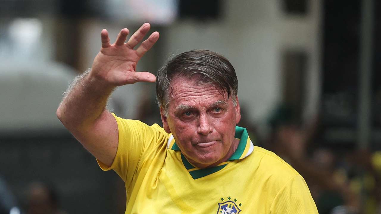 Demonstrators gather to support former Brazilian President Jair Bolsonaro in Rio de Janeiro