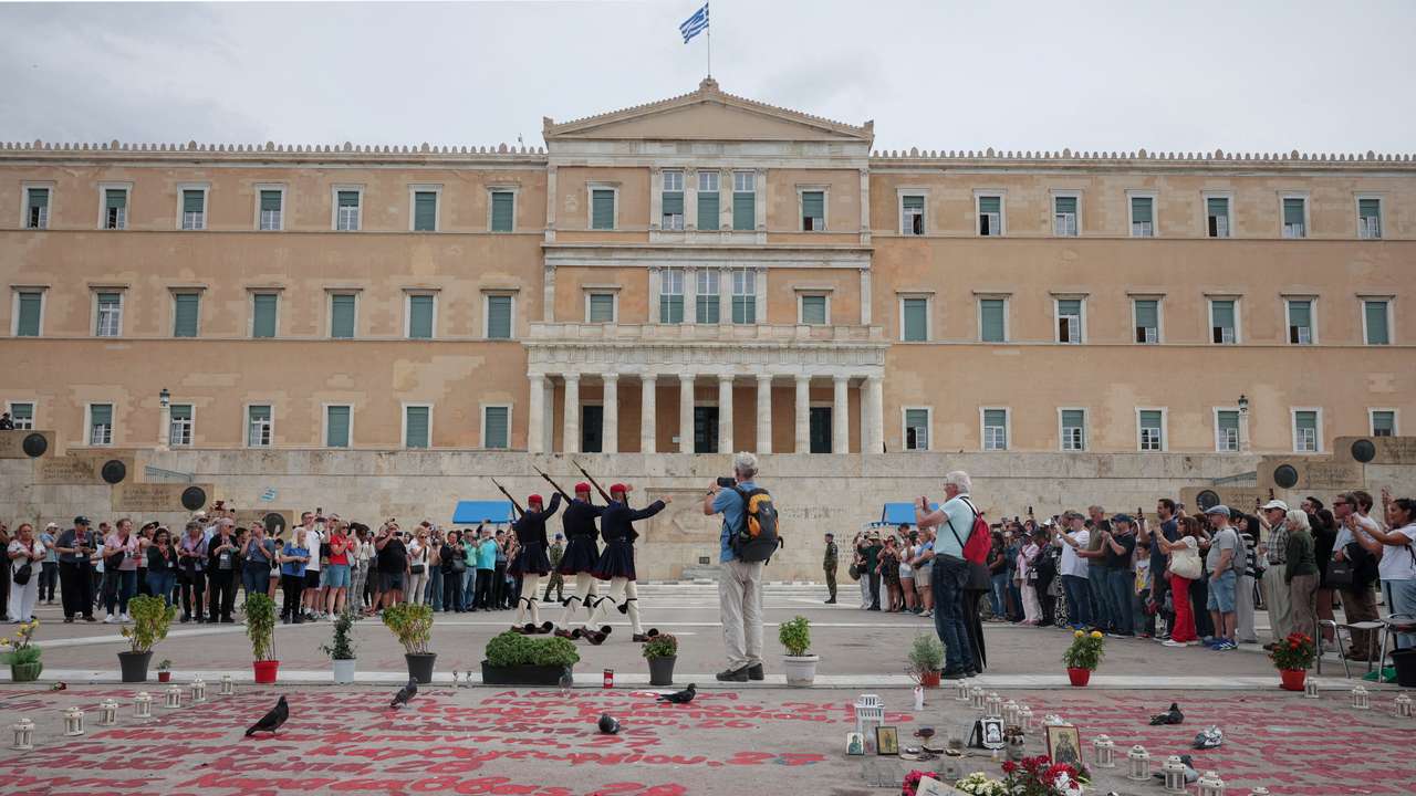 Greece adopts law banning protests near memorial outside parliament