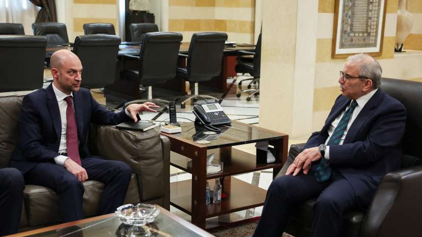 French Minister for Europe and Foreign Affairs Jean-Noel Barrot visits Beirut