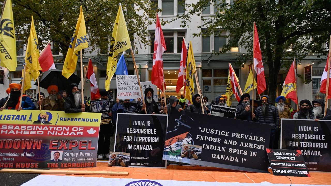 FILE PHOTO: Protest outside India’s consulate in Toronto