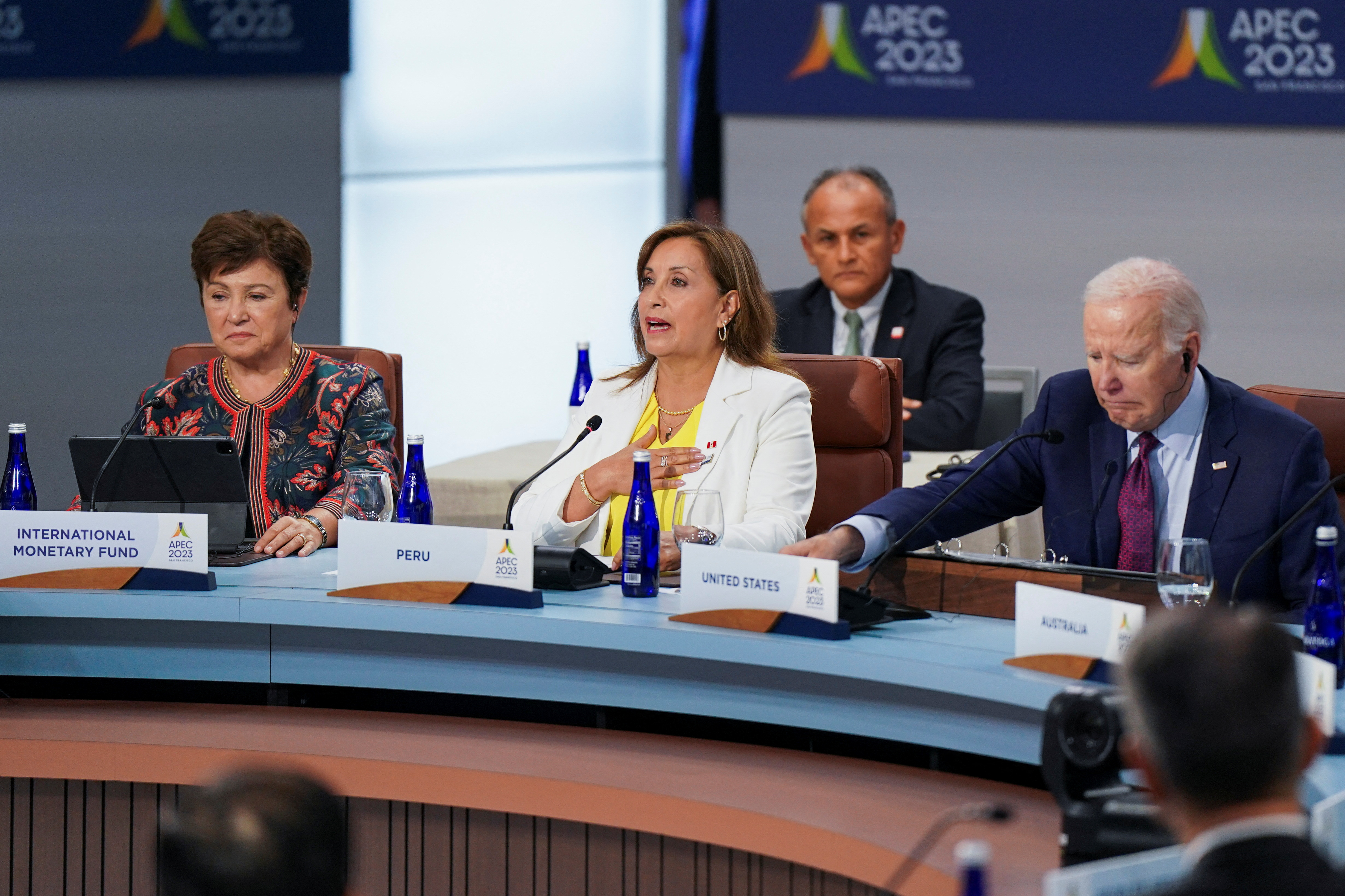U.S. President Joe Biden hosts the Leaders Retreat at the Asia-Pacific Economic Cooperation (APEC) summit in San Francisco
