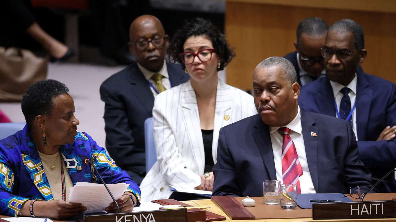 U.N. Security Council meeting on security concerns in Haiti