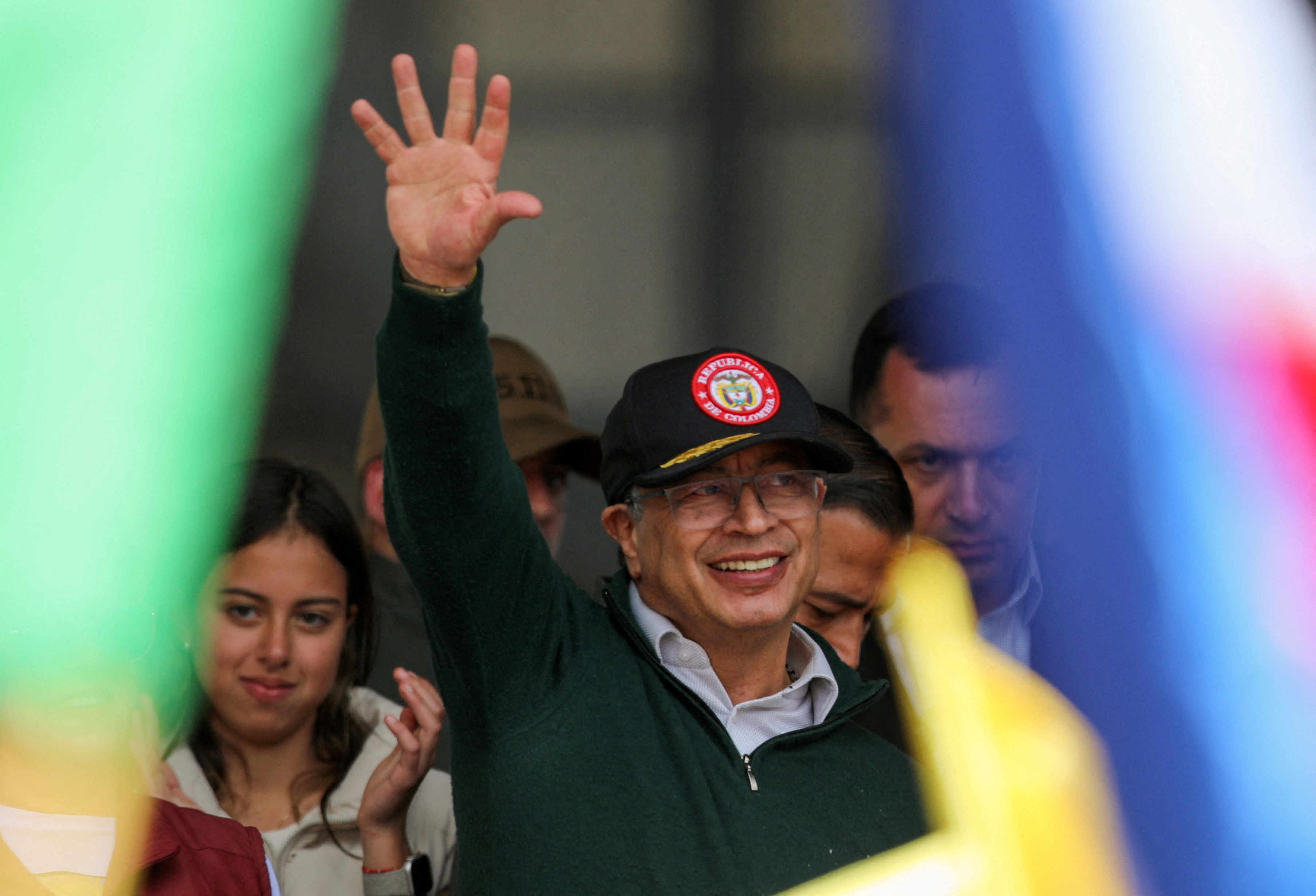 FILE PHOTO: Colombia's president, Petro, is shown at an event in Bogota