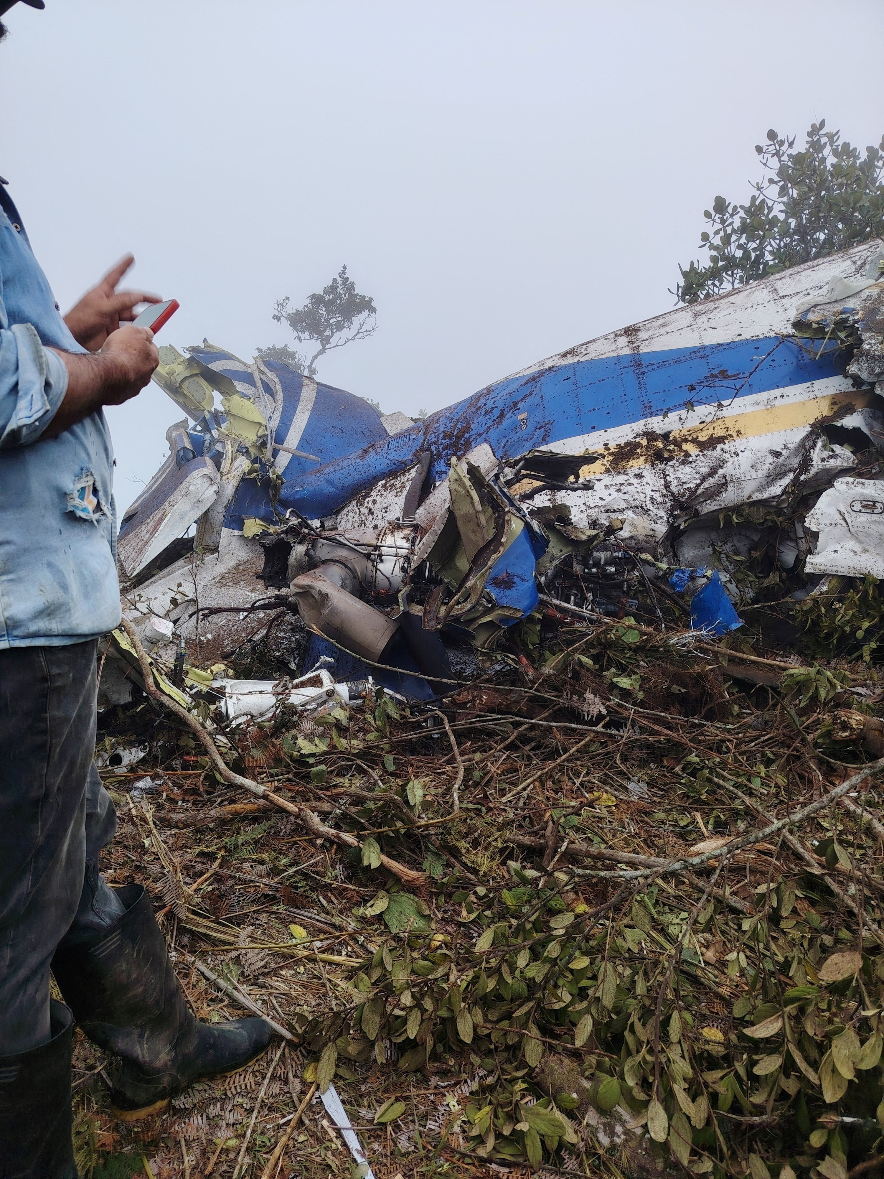 Plane crash in Colombia